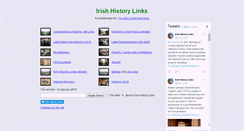 Desktop Screenshot of irishhistorylinks.net